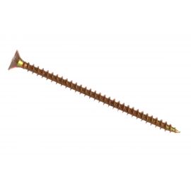 Шуруп для дерева Саморезик 5х80 универсальный потай, желтый цинк, Pz-2 200шт SYZ-5х80-200 