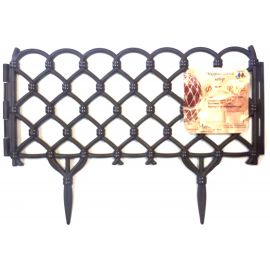 Декоративный забор Дачная мозаика Фаберже темно-коричневый 15245 