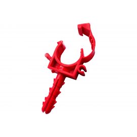 Клипса - крепление для труб с фиксатором и ножкой-дюбелем Blue Ocean 32 PPRF/PC-UFH(R)-32 