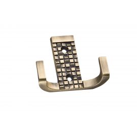 Мебельный крючок KERRON Д70 Ш60 В25, античная бронза KR 0160 AB 
