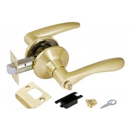 Ручка защелка PUNTO 6020 SB-B фик. мат. золото 34655 