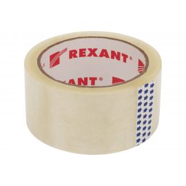 Упаковочная клейкая лента REXANT 48 мм х 50 мкм, прозрачный, рулон 66 м 09-4202 
