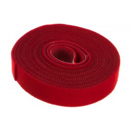 Универсальная лента велькро (5мх20.5 мм, красная) FORTISFLEX ЛВУ 78438 
