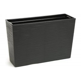 Цветник с вкладышем LAMELA Sp.z o. 631 WERBENA dluto 19х56х36.5 см, графит 049847 