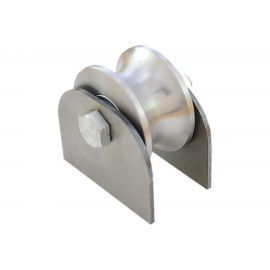 Ролик для ворот Rolik-Opt металл, d.65 мм, под трубу d.3/4"", на пластинах С3611 