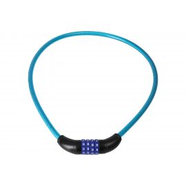 Замок Зубр ПРОФЕССИОНАЛ тросовый, кодовый, с изменяемым кодом, длина троса - 650мм, d 10мм 37262-65_z01 