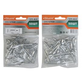 Заклепки алюминий/сталь (50 шт; 4.8х8 мм) Sturm 1070-48-8 