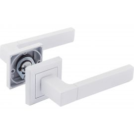 Дверная ручка НОРА-М 109К AL белый 17241 