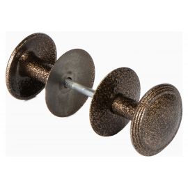 Дверная ручка Литейщик-Плюс РДК-115 античная медь 6506 