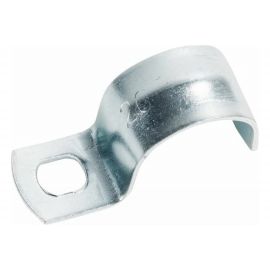 Оцинкованная скоба с одним отверстием Экопласт для трубы D20 мм, 5 шт. 43720-5 