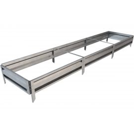 Готовая грядка Delta-Park GL 0.7х3 м, серебристая 30010_GL703Zn 
