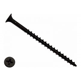 Саморез КРЕП-КОМП черный, по дереву, 4,8х 95, 10 шт. чд95мф 