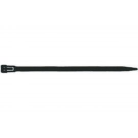 Многоразовые стяжки SapiSelco черного цвета, 7.5x280 мм, полиамид 6.6, уп. 100 шт. RIA.3.233 