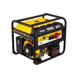 Бензиновый генератор DENZEL PS 80 E-3, 6,6 кВт, 400В, 25л 946954 