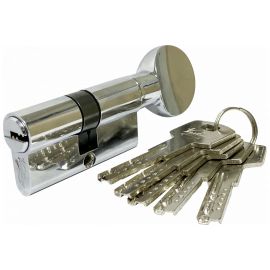 Цилиндровый механизм Вантаж 5 ключей, хром ZС90,50Cx40 СР 
