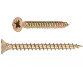 Универсальный шуруп STARFIX 5х50 мм, желтый цинк, 250 шт. SMC3-35430-250 