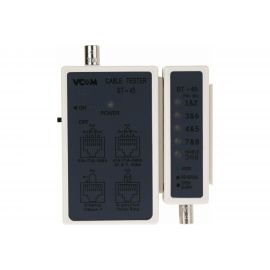 LAN тестер VCOM ST-45 для BNC, RJ-45 D1930 