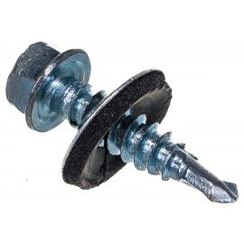 Кровельный саморез Стройбат оцинкованный с буром 5.5x25 мм 300 шт. 021750 