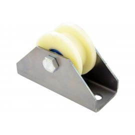 Ролик Rolik-Opt капролон, d.70 мм, под профильную трубу 20х20 мм, на платформе К2706 