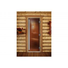 Дверь для бани DoorWood Престиж бронза, 1900х700 мм УТ-00011454 
