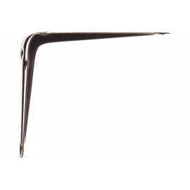 Угловой кронштейн с ребром СИБРТЕХ 100х125 мм коричневый 94022 