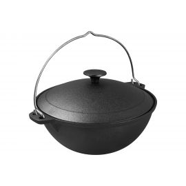 Казан с крышкой MYRON COOK чугун, 12 л MC0122 