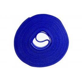 Лента (липучка) в рулоне Hyperline WASNR-5x16-BL ширина 16 мм, длина 5 м, синяя 401609 