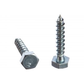 Сантехнический болт Tech-Krep DIN 571 оцинкованный 10х50 2 шт - пакет 102593 