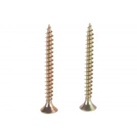 Универсальный саморез Стройметиз 5,0х50 желтый цинк уп. 150 шт. коробка 2140875 