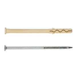 Дюбель-гвоздь с цилиндрической манжетой ЕВРОПАРТНЕР PDG LK нейлон. 8x120, 12 шт. 1 0696 09 