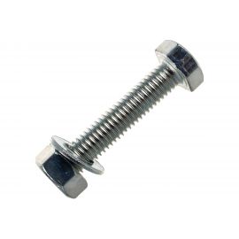 Пакет болт с гайкой и шайбой Метизный двор цинк м8х40мм 5 шт. 4607173901781 