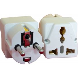 Универсальный адаптер переходник AY-KA 16А, белый 7714200 