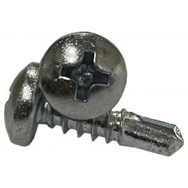 Саморез ZAMETAL 3,9х16 со сверлом и полусфер. головкой DIN 7504N, оц., 1000 шт ZA081771 