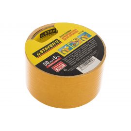 Лента клеящая двухсторонняя ""PROFI"" (50 мм; 5 м) укрепленная тканью Stayer 1217-05 
