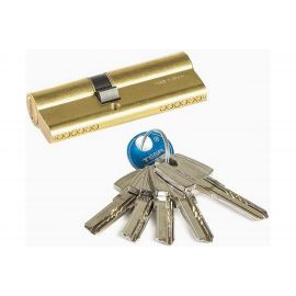 Механический цилиндр TESA T6553040L, ключ-ключ, 5 ключей, латунь 73003 