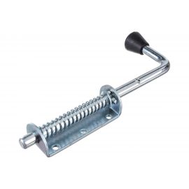 Дверная задвижка РемоКолор (оцинкованная; с пружинной; 260 мм) 70-0-152 