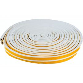 Самоклеящийся уплотнитель ZOOM Classic D (9х7.5 мм; белый; 10 м) 02-2-4-151 