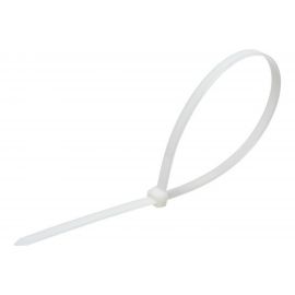 Универсальный пластиковый хомут ЭВРИКА белый 3.0x120мм 100шт ER-03120 