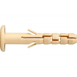 Нейлоновый дюбель ЕВРОПАРТНЕР PND-6F 6х40 с широким фланцем, 250 шт 86956 