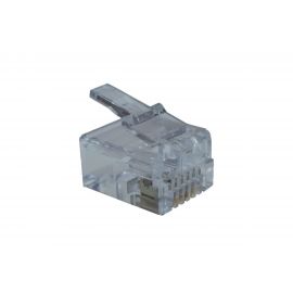Коннекторы SUPRLAN 6P6C /RJ-11/ /100 pcs/ 10-0228 