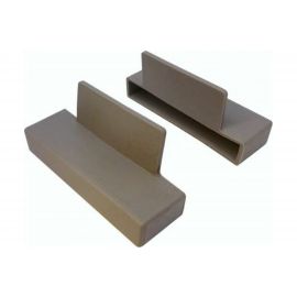 Латодержатель для деревянного каркаса Левша ЛДП 64-1 серый, 2 шт. У8-9811.Сер 