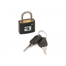 Навесной замок для чемоданов Аллюр ВС1Л-20 черный, d=2,8 мм 8499 