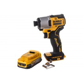 Бесщеточный импульсный шуруповерт DEWALT 18 В XR батарея POWERSTACK, чемодан TSTAK DCF840E1T-XJ 