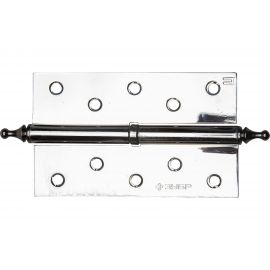 Дверная разъемная петля Зубр Эксперт 1 подшипник цвет хром CP правая с крепежом 125x75x2.5 мм 2 шт. 37605-125-2R 