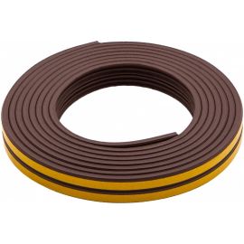 Резиновый уплотнитель СИБРТЕХ (6 м; профиль E; коричневый) 88914 