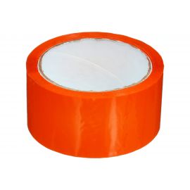 Упаковочная клейкая лента Кордленд оранжевая, 48 мм, 43 мкм, 50 м Р SCO-00331 