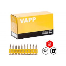Усиленные гвозди для монтажного пистолета VAPP 25х3 мм VAPP.CN325 