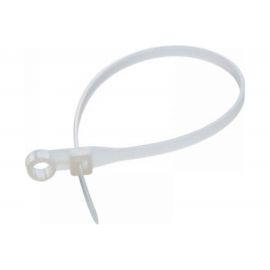 Нейлоновая хомут-стяжка под винт duwi 100x3,6 мм, белая, упаковка 10 шт. 30294 0 