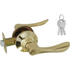 Межкомнатная защелка ISPARUS ISP ЗВ3-01 золото ключ/фикс. 16944 