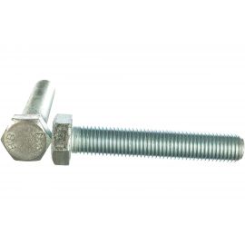 Болт Стройметиз М16х90 DIN 933, класс прочности 8. 8, цинк уп. 10 шт коробка 3025165 